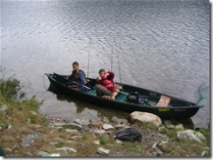 canoe on portage lake